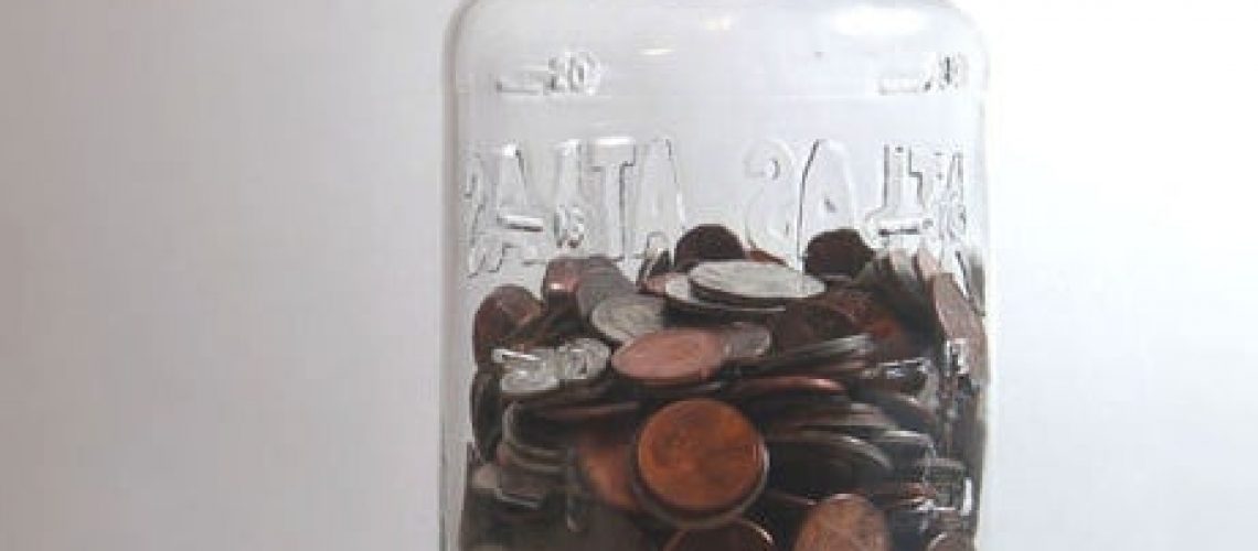 mason jar savings bank