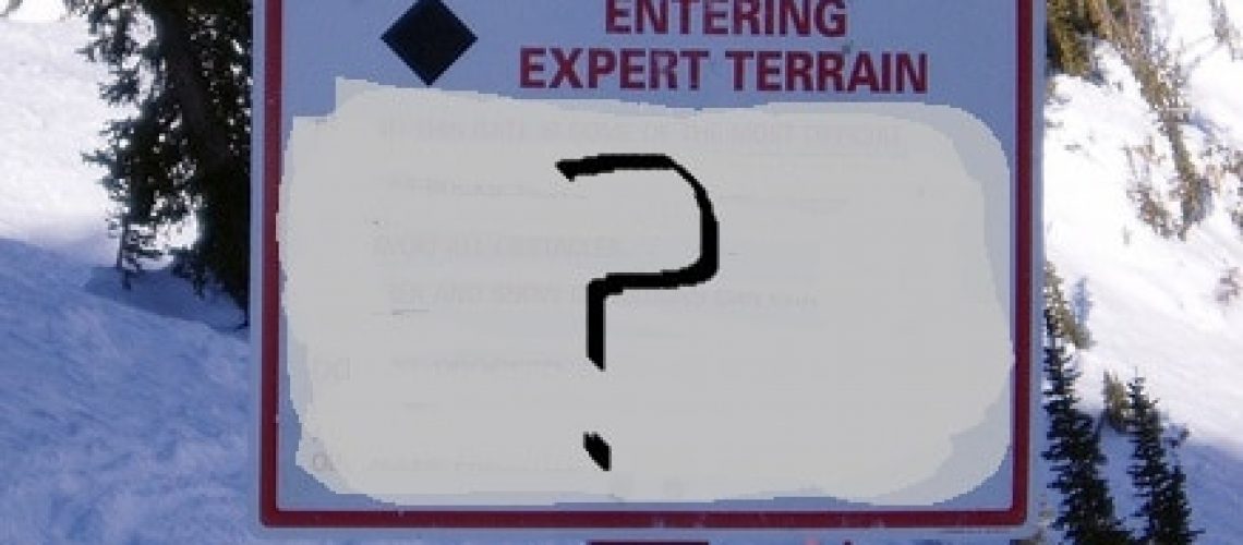ski sign